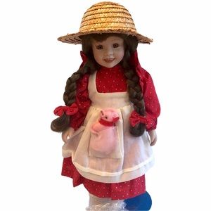 Marian Yu Designs 14” Collectible Bisque Doll excellent condition!
